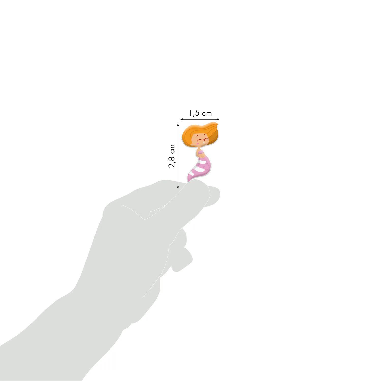 Maildor 10x Cooky, 1 Stickerbogen 7,5x12cm, Meerjungfrauen - Mehrfarbig CY104C