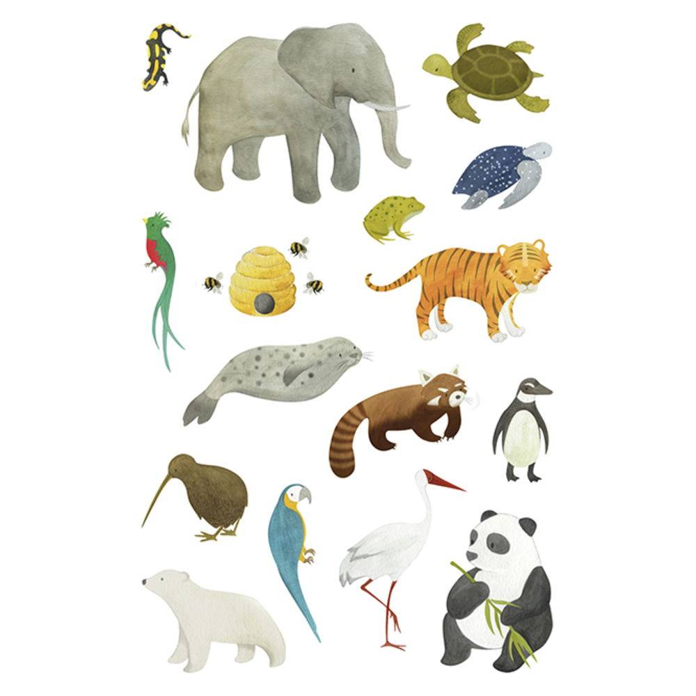 Maildor 10x Sticker Mimi Stick' Pack. 4 Bogen 10,5x16 cm - Mehrfarbig AE021O