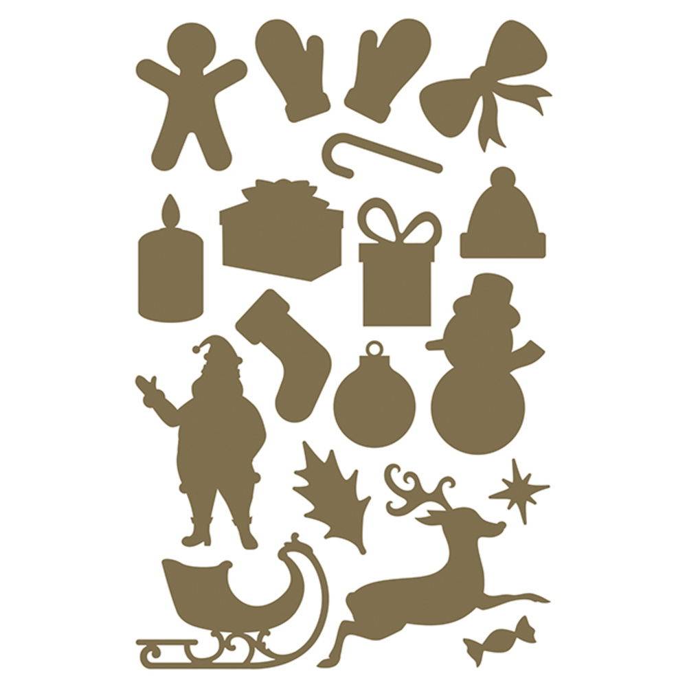 Maildor 10x Initial, 4 Bogen 10,5x16cm, gold/silber - Sortierung AE029O