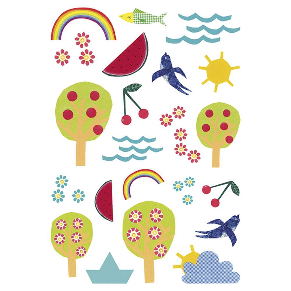 Maildor 10x Baby, 6 Stickerbogen 14,8x21cm, Jahreszeiten - Mehrfarbig AE034O