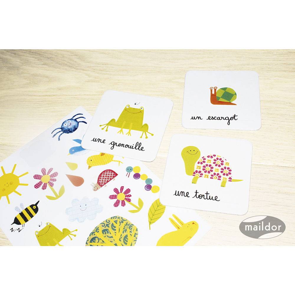 Maildor 10x Baby, 6 Stickerbogen 14,8x21cm, Garten - Mehrfarbig AE036O