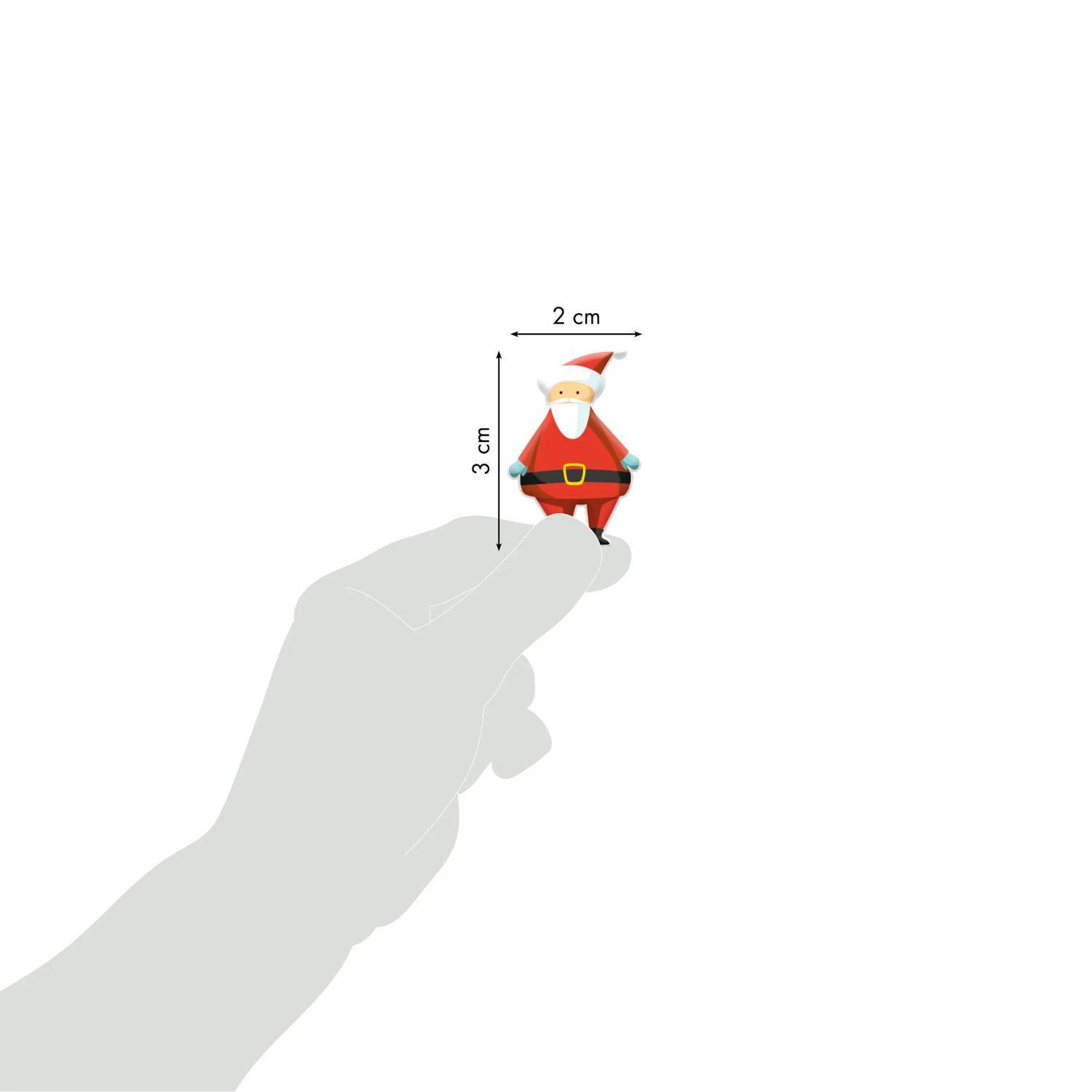 Maildor 10x Sticker Cooky, 1 Bogen 7,5x12cm, Weihnachten Mehrfarbig CY042O