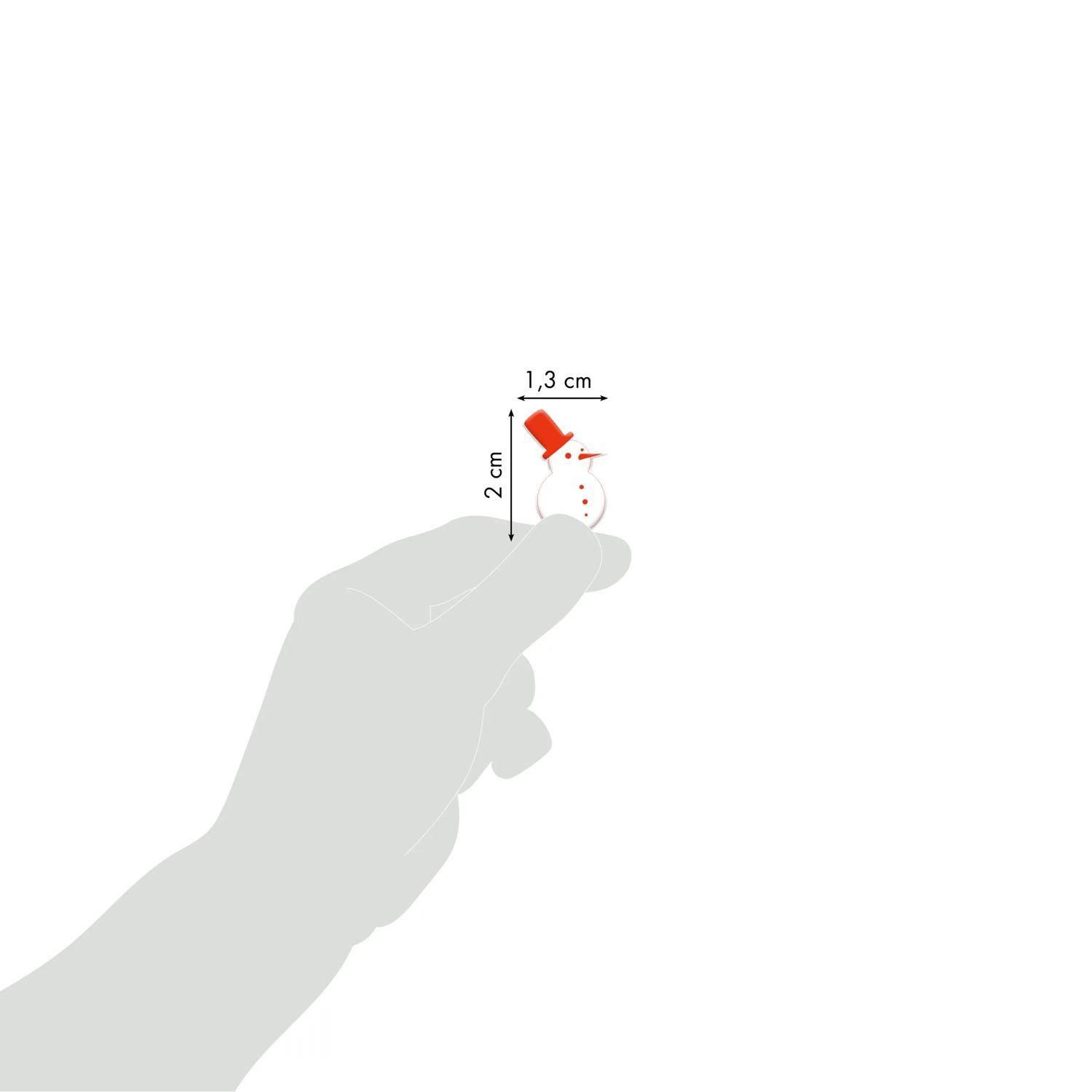 Maildor 10x Sticker Cooky, 1 Bogen 7,5x12cm, Weihnachten Mehrfarbig CY043O