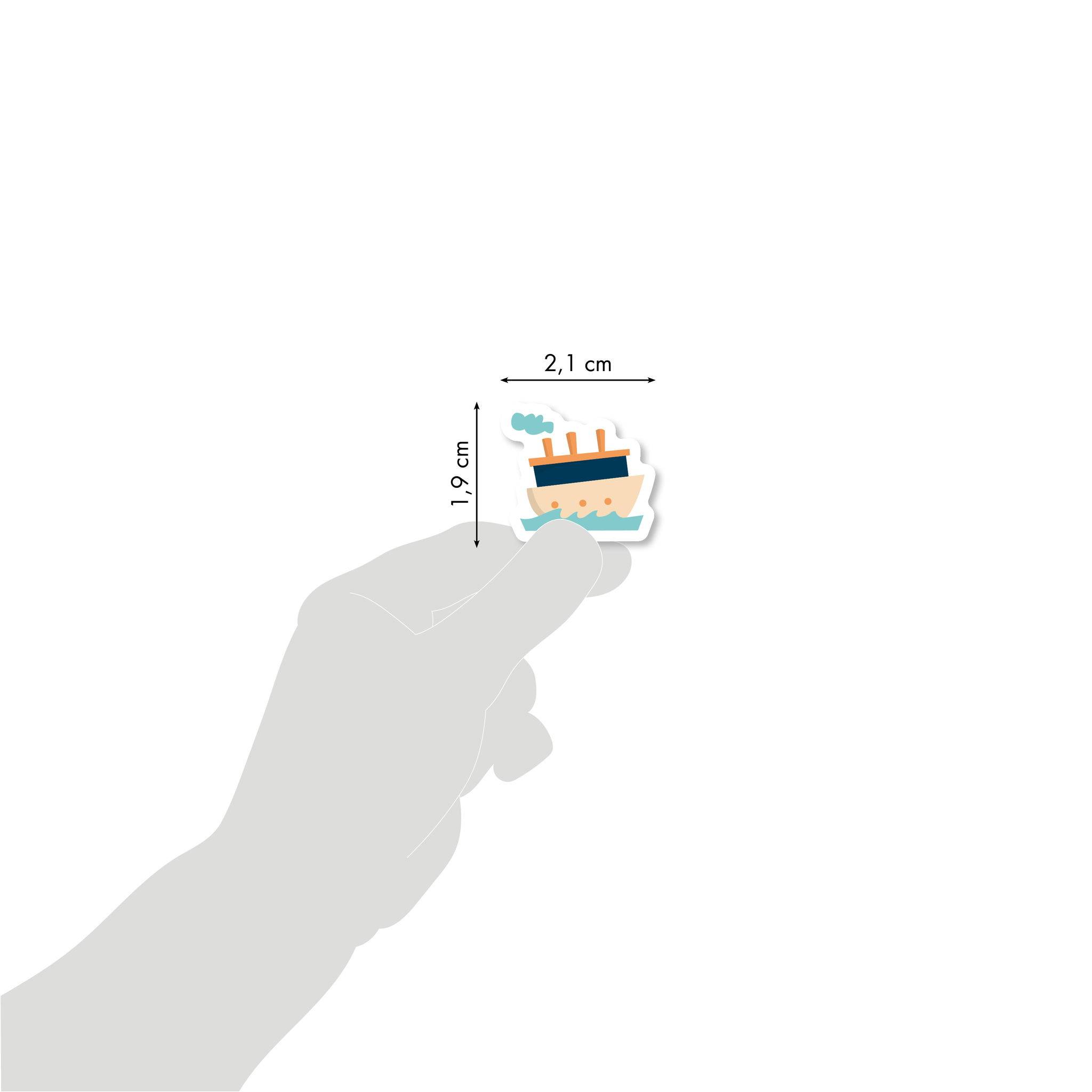 Maildor 5x Book Stick A6 Reise - Mehrfarbig AE197C