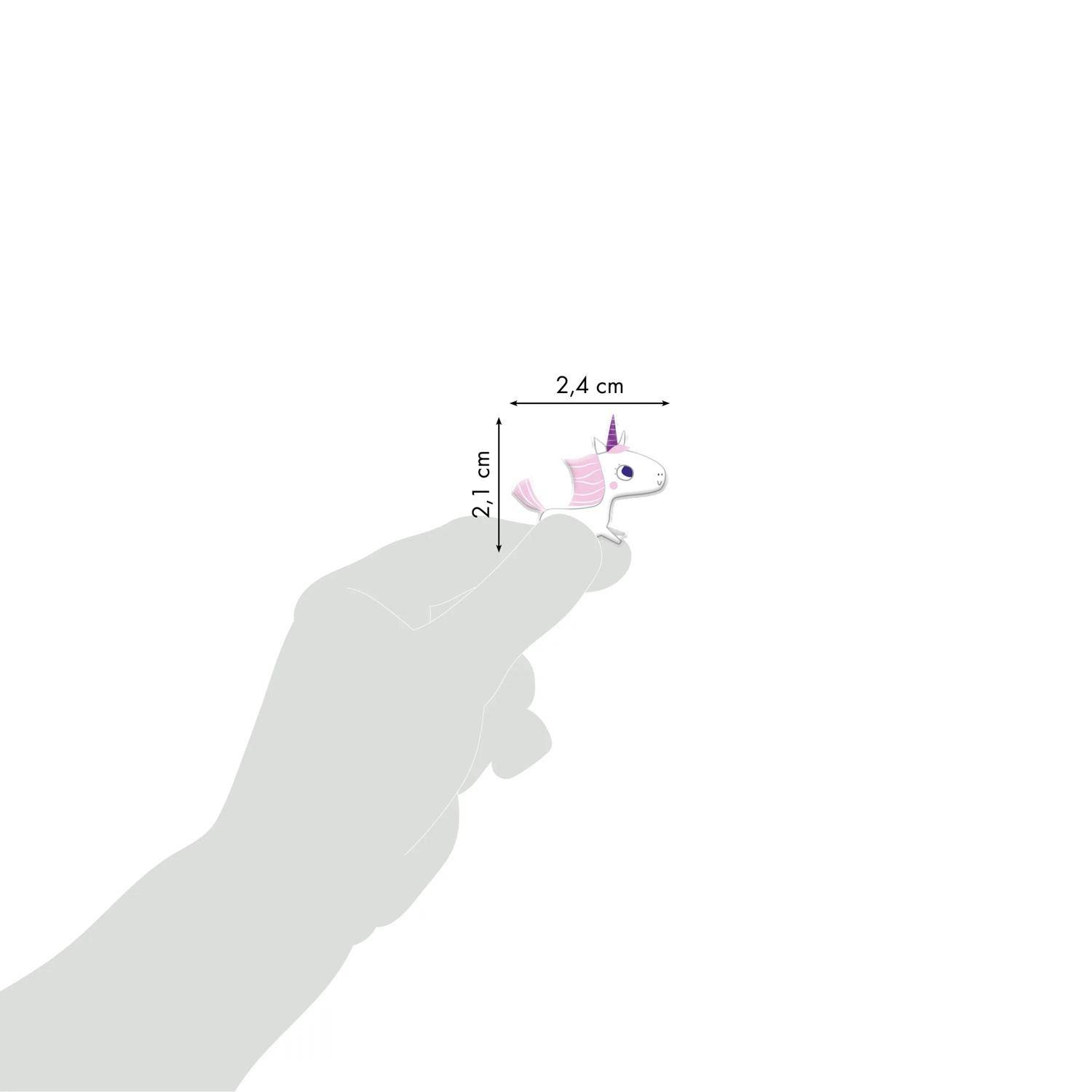 Maildor 10x Cooky, 1 Stickerbogen 7,5x12cm, Einhörner - Mehrfarbig CY063O