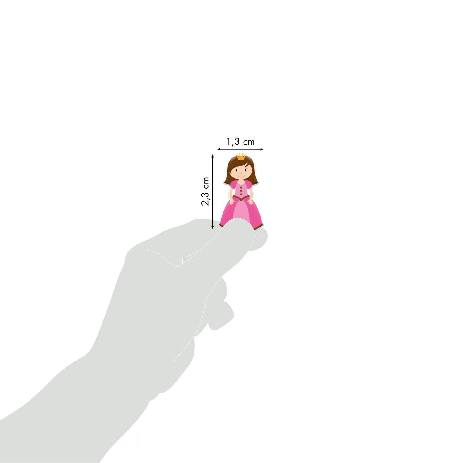 Maildor 10x Cooky, 1 Stickerbogen 7,5x12cm, Prinzessinnen 2 - Mehrfarbig CY002O