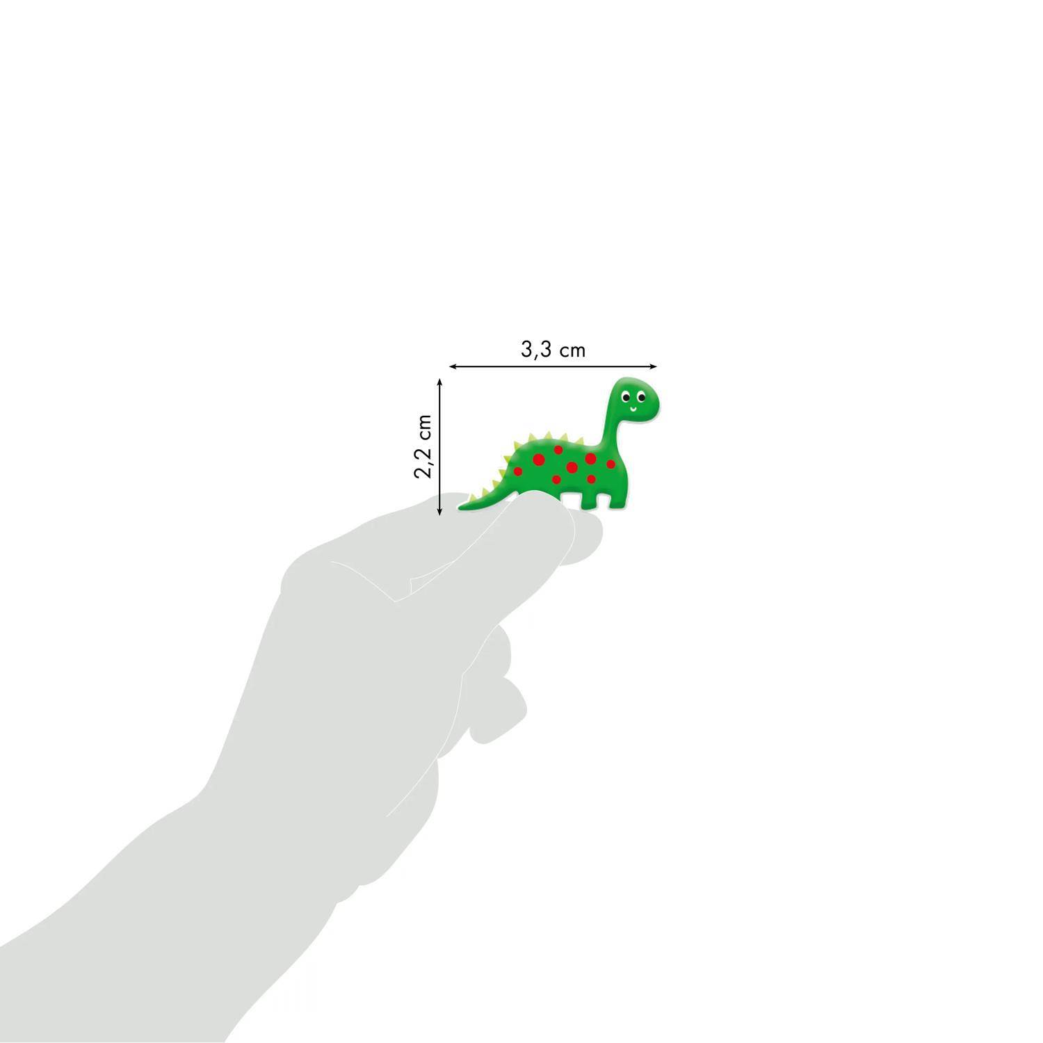 Maildor 10x Cooky, 1 Stickerbogen 7,5x12cm, Dinosaurier - Mehrfarbig CY006O