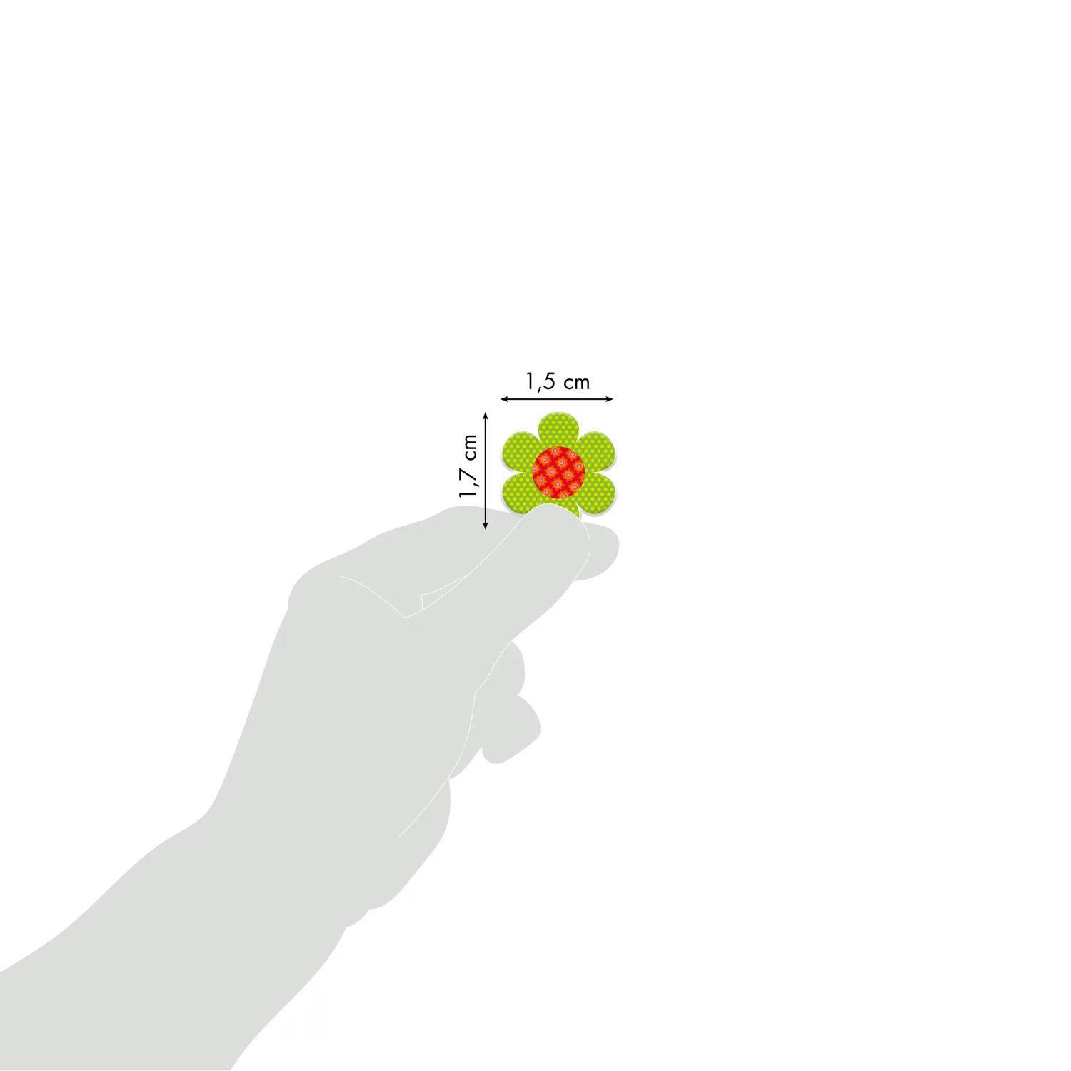 Maildor 10x Cooky, 1 Stickerbogen 7,5x12cm, Blumen - Mehrfarbig CY021O