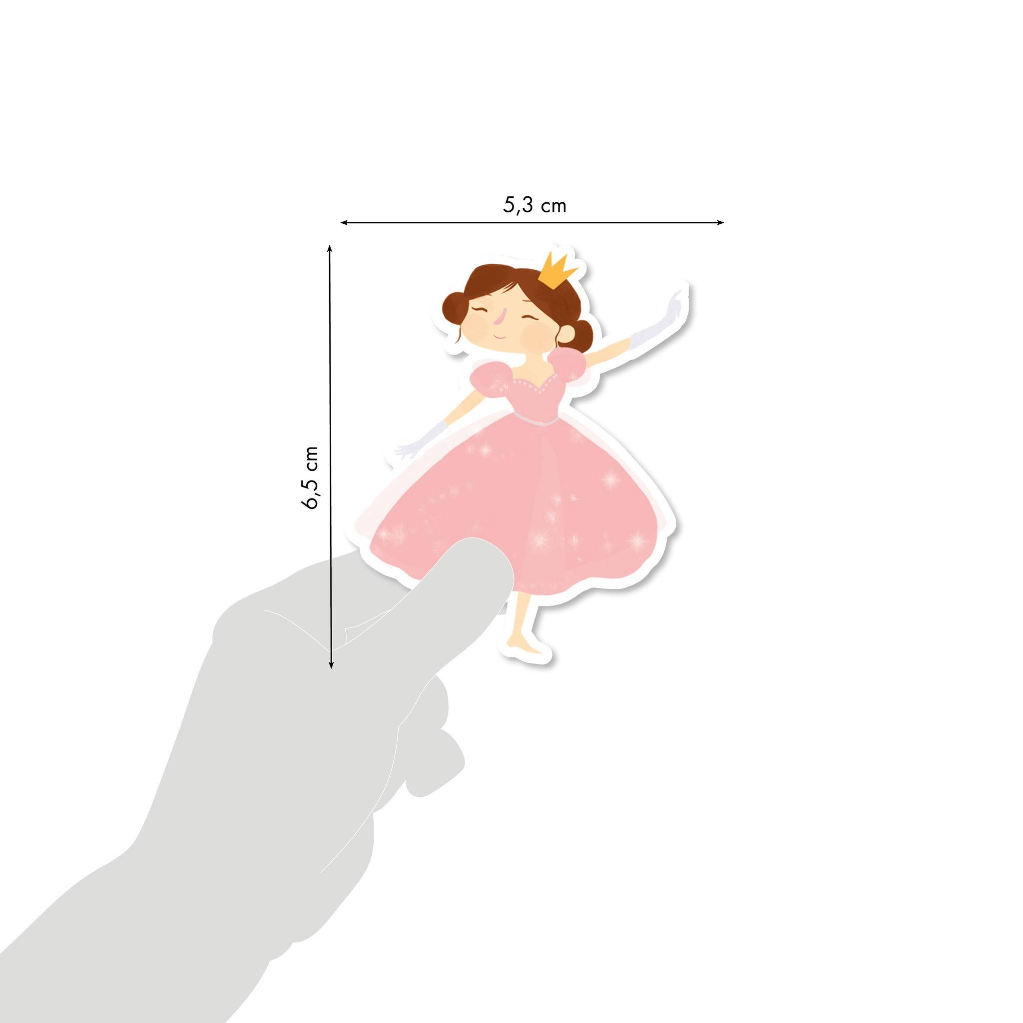 Maildor 10x Dreamy, 6 Stickerbogen 14,8x21cm, Prinzessinnen - Mehrfarbig AE134O