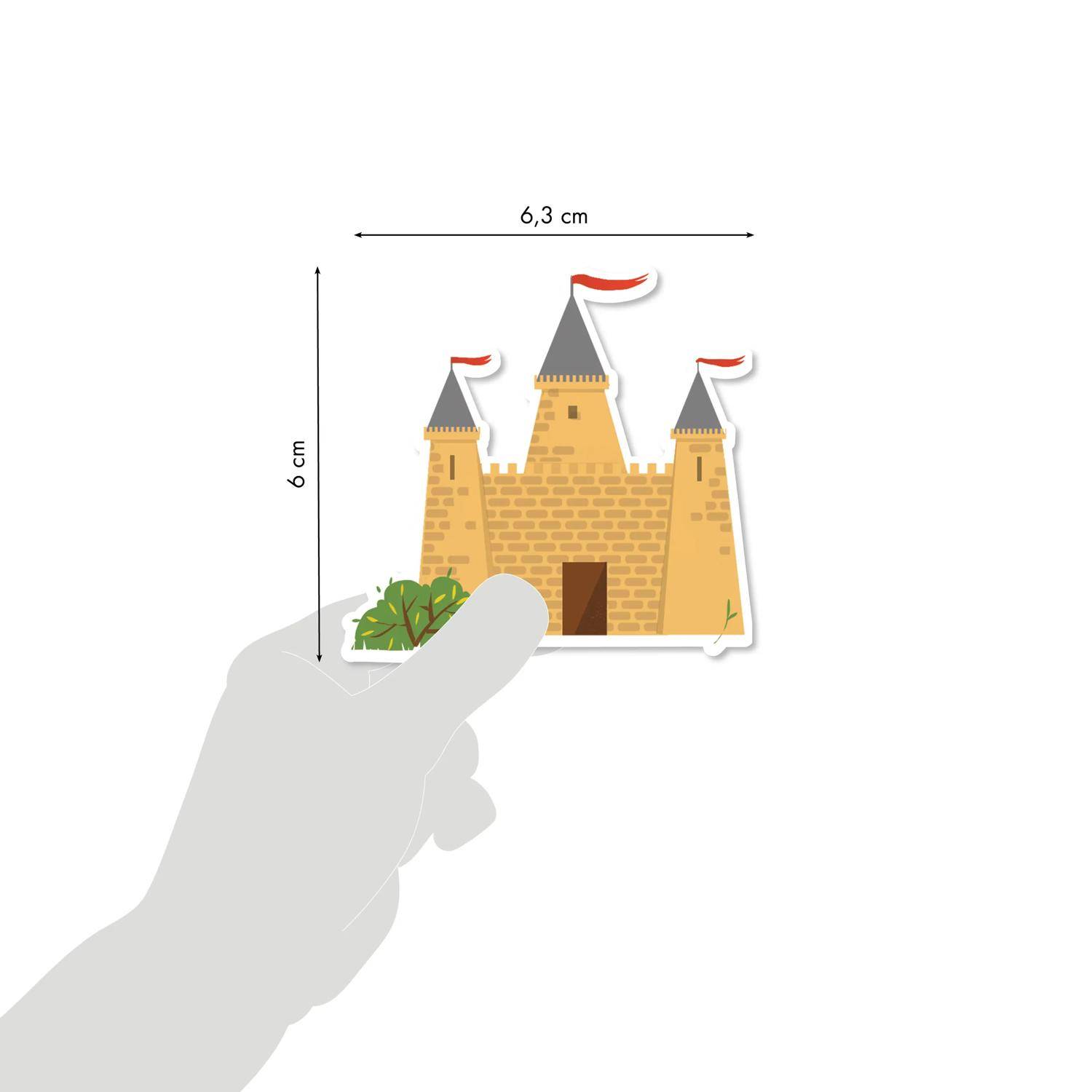 Maildor 10x Dreamy, 6 Stickerbogen 14,8x21cm, Ritter - Mehrfarbig AE135O