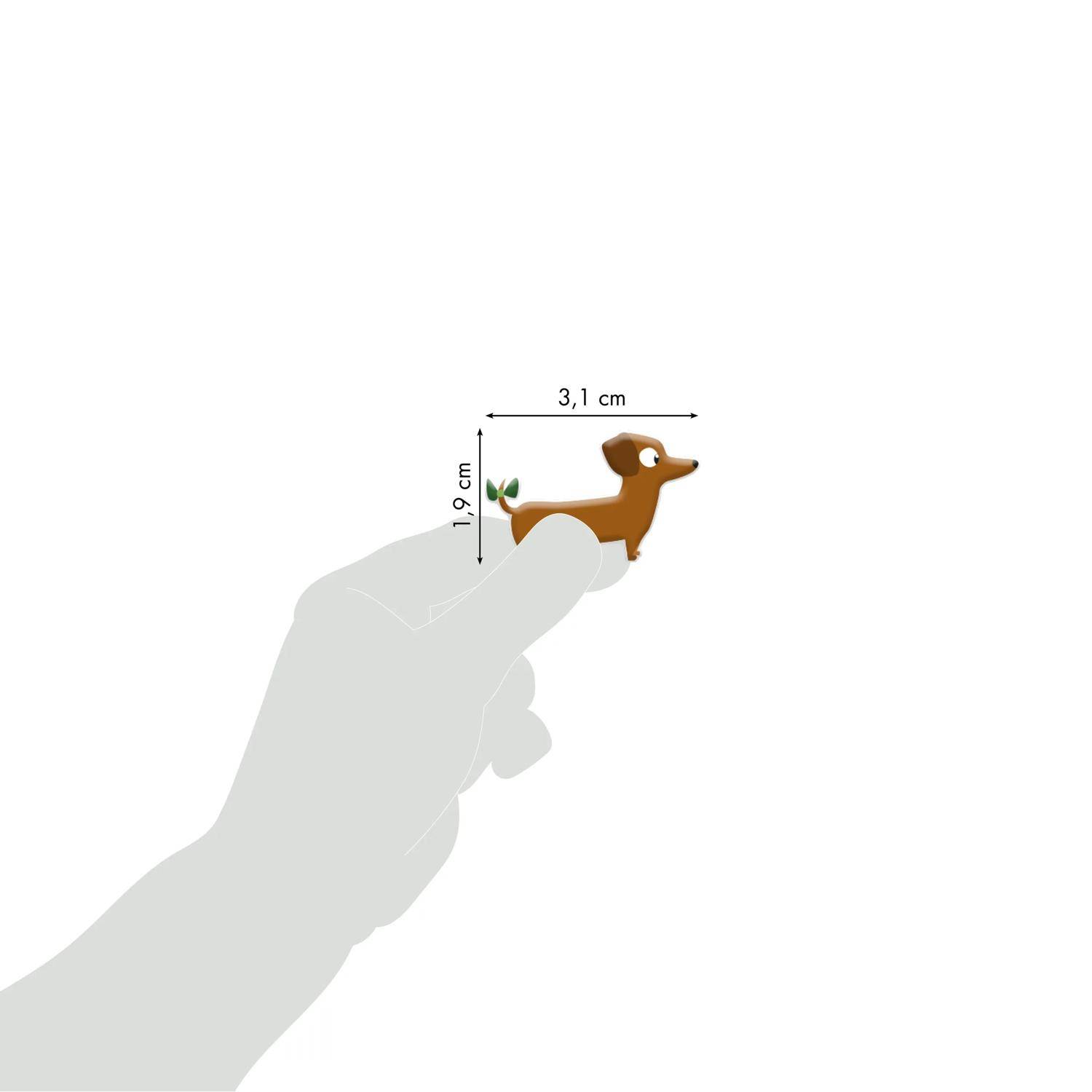 Maildor 10x Cooky, 1 Stickerbogen 7,5x12cm, Dackel - Mehrfarbig CY097C