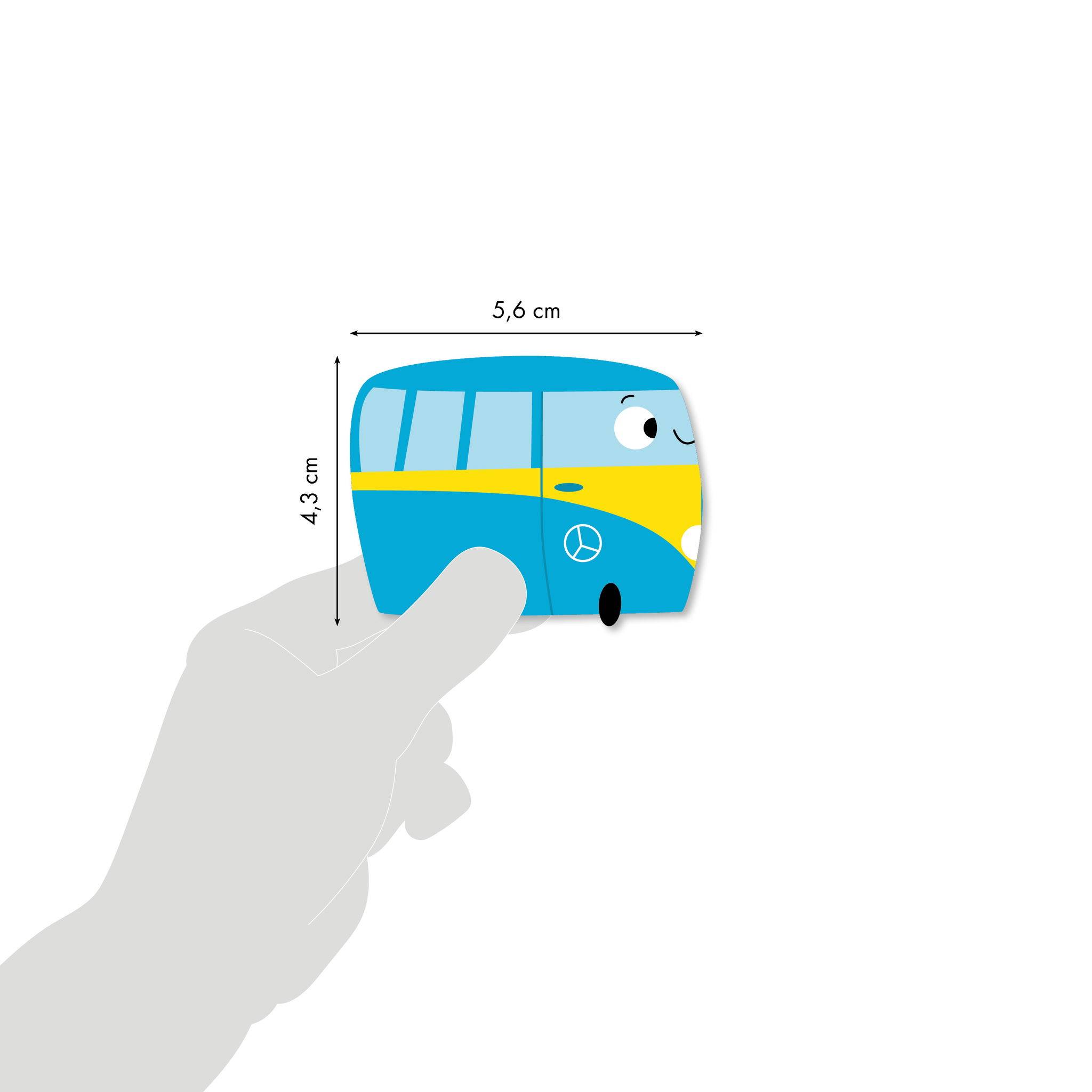 Maildor 10x Sticky, Transportmittel, 30 Sticker - Mehrfarbig AE179C