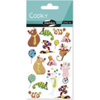 Maildor 10x Cooky, 1 Stickerbogen 7,5x12cm, Clowns - Mehrfarbig CY158C Maildor 10x Cooky, 1 Stickerbogen 7,5x12cm, Clowns - Mehrfarbig CY158C