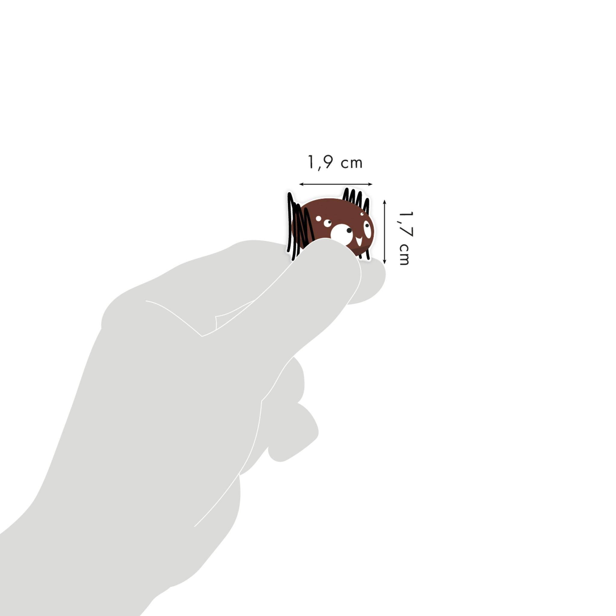 Maildor 10x Cooky, 1 Stickerbogen 7,5x12cm, Spinnen - Mehrfarbig CY154C