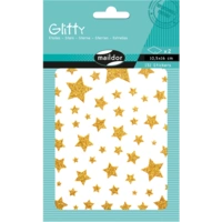 Maildor 10x Glitty, 2 Stickerbogen 10,5x16cm, Sterne, Zartrosa und Gold AE150C Maildor 10x Glitty, 2 Stickerbogen 10,5x16cm, Sterne, Zartrosa und Gold AE150C