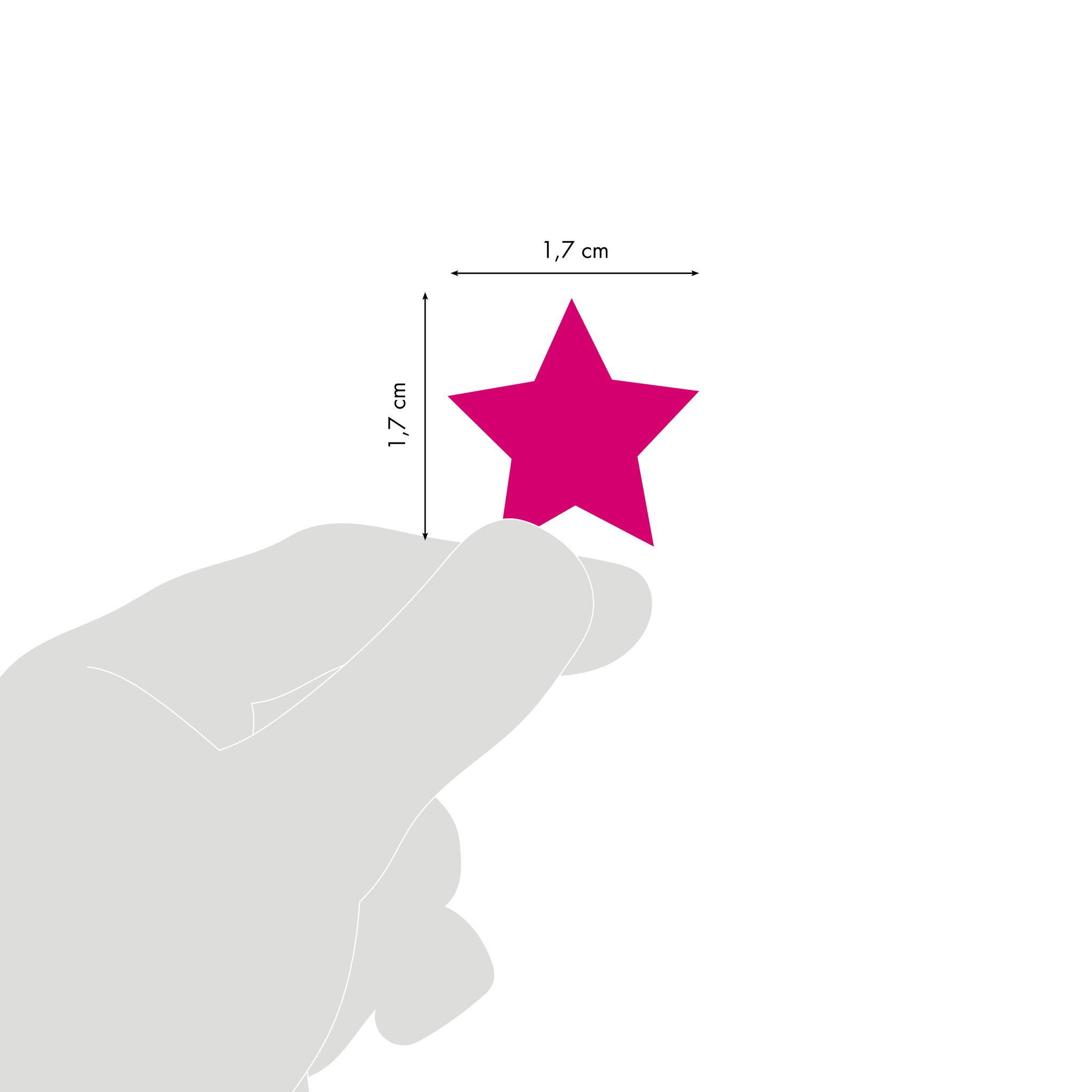 Maildor 10x Initial, 4 Stickerbogen 10,5x16cm, Sterne Mehrfarbig AE202C