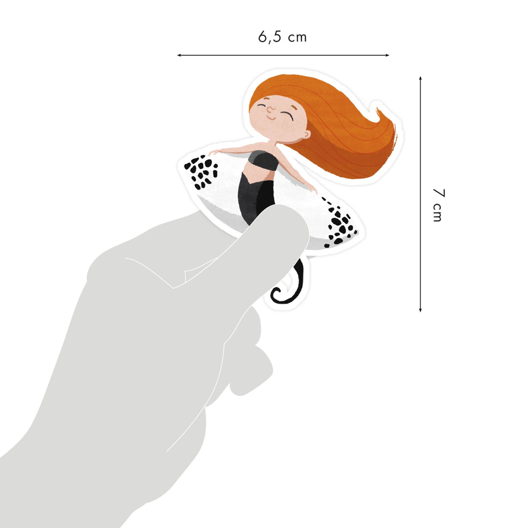 Maildor 6x Stick Story, Meerjungfrauen - Mehrfarbig AF028C