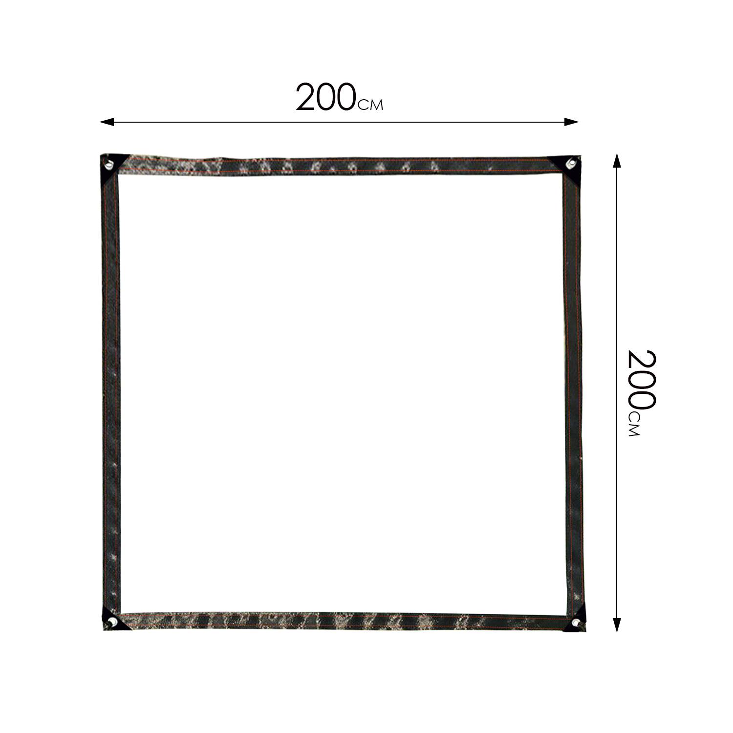 Wasserdichte Transparente PVC Plane mit Ösen, wetterfeste Plane strapazierfähige Vordächer Faltbar,2 × 2M Regenschutz Abdeckplane für Gartenmöbe