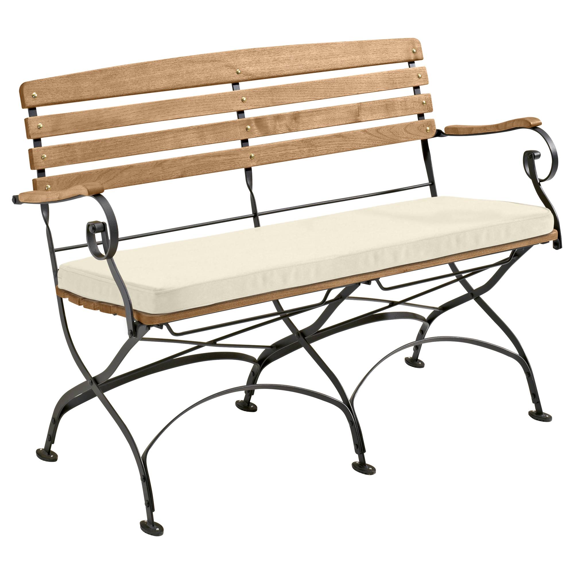memo Auflage Maja M8186 Gartenbank 120cm natur