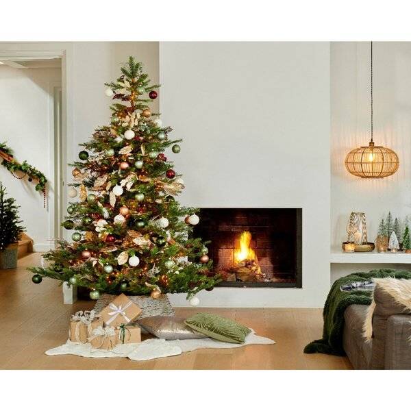 Weihnachtsbaum Grandis 300cm Tanne mit weichen Nadeln grün