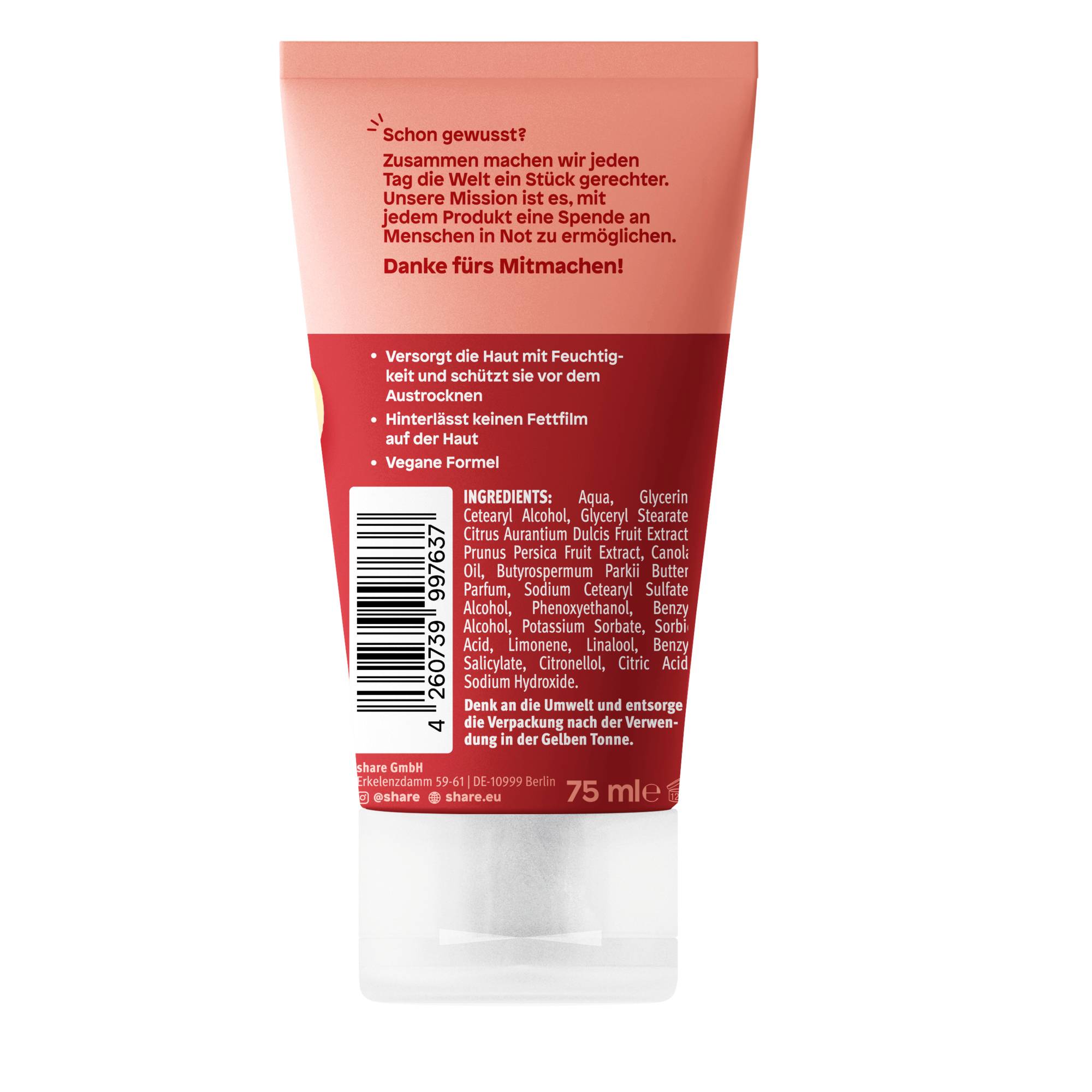 share Handcreme Pfirsich & Orange H-02-23-02 75ml