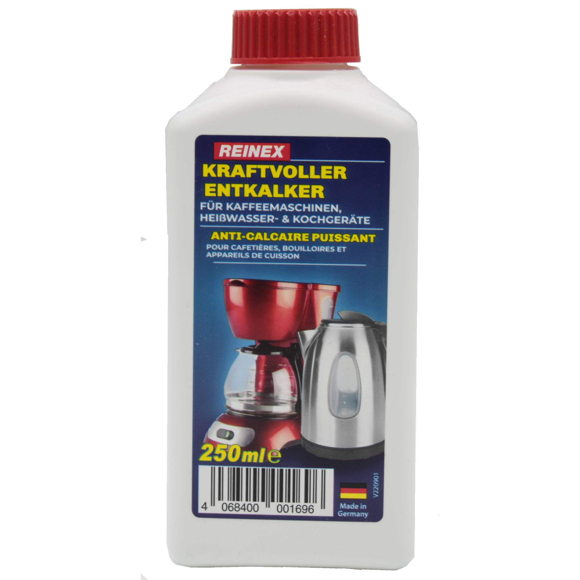 Reinex Entkalker Kaffeemaschinen Heißwassergeräte 250 ml