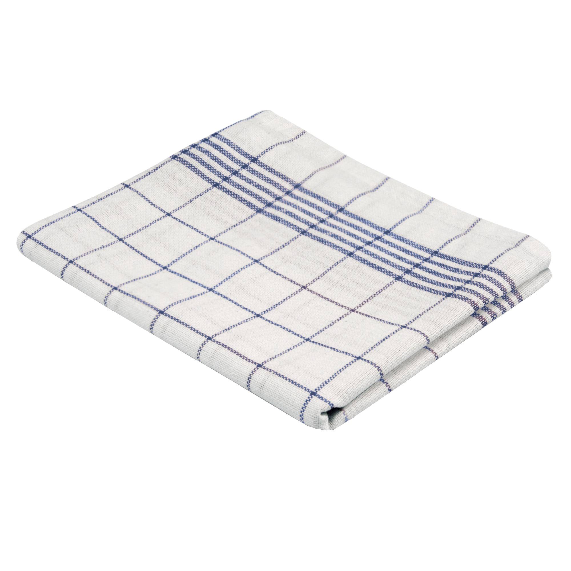 Geschirrhandtuch 50x70cm faserig blau