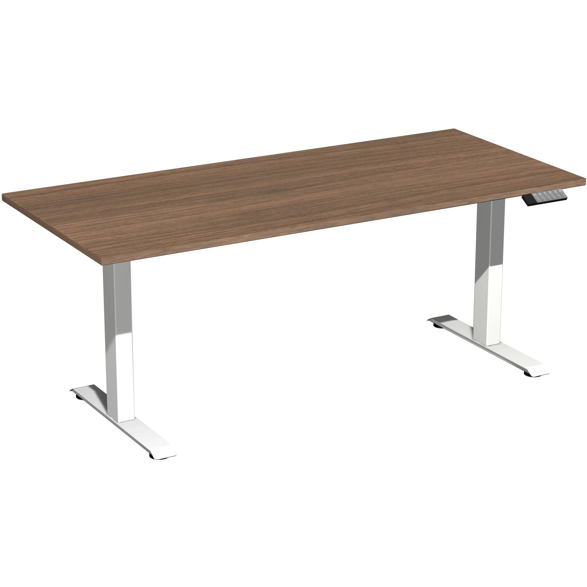 Geramöbel Tisch Elevate Plus 1800x800x630-1280mm ws/nu