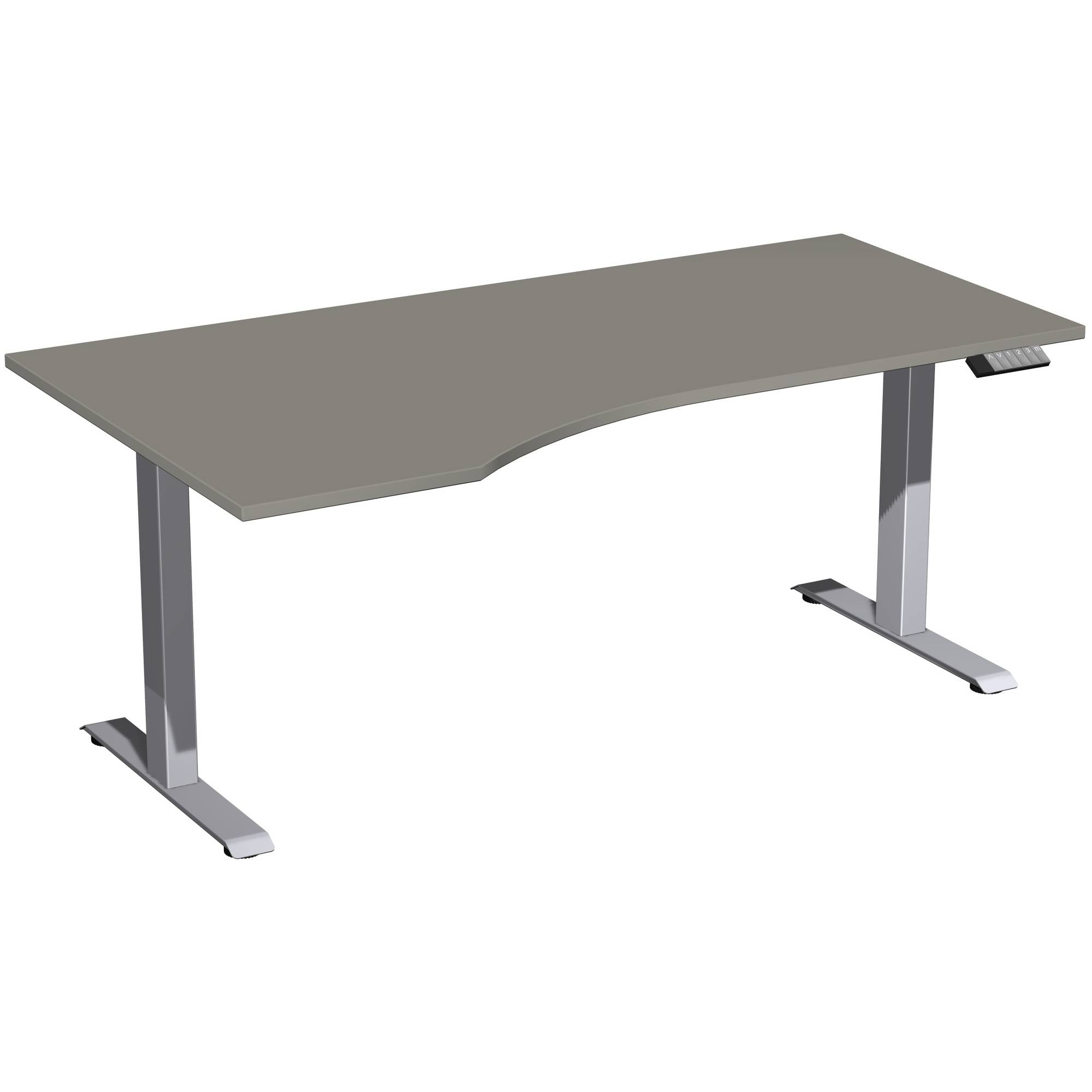 Geramöbel Tisch Elevate Plus 1800x1000x630-1280mm li si/on