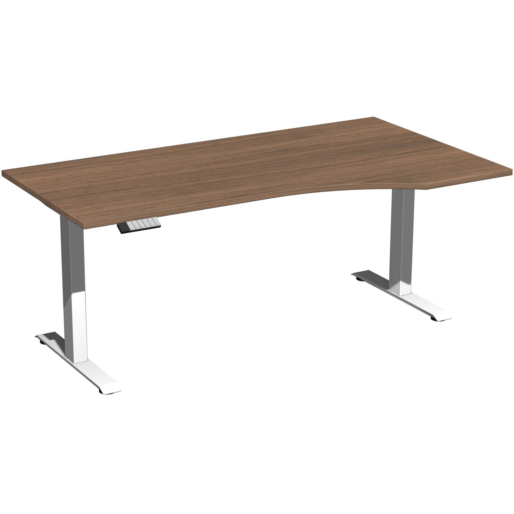Geramöbel Tisch Elevate Basic re 1800x1000x730-1230mm ws/nu