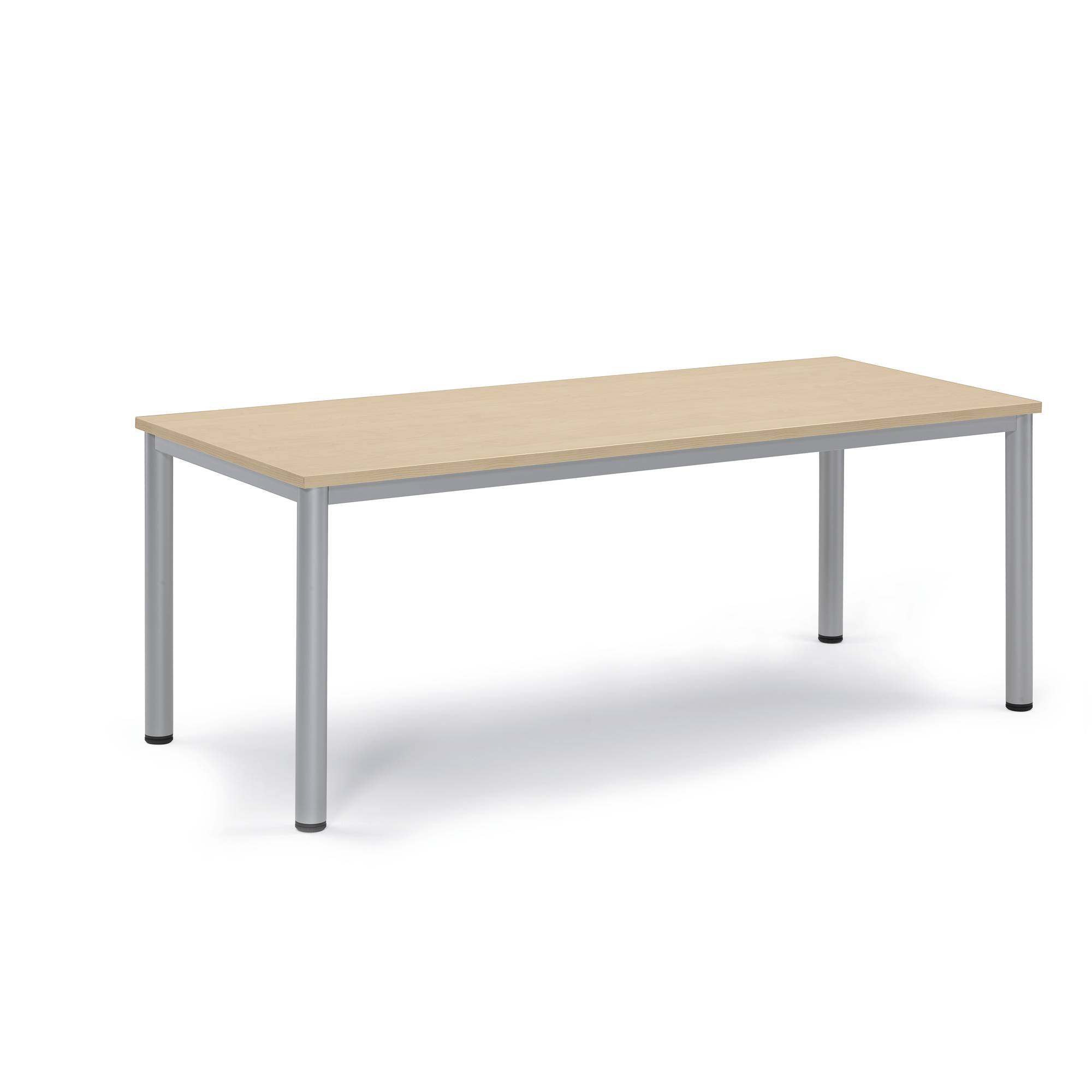 Besprechungstisch 180x80x72cm Gestell si Platte ahorn