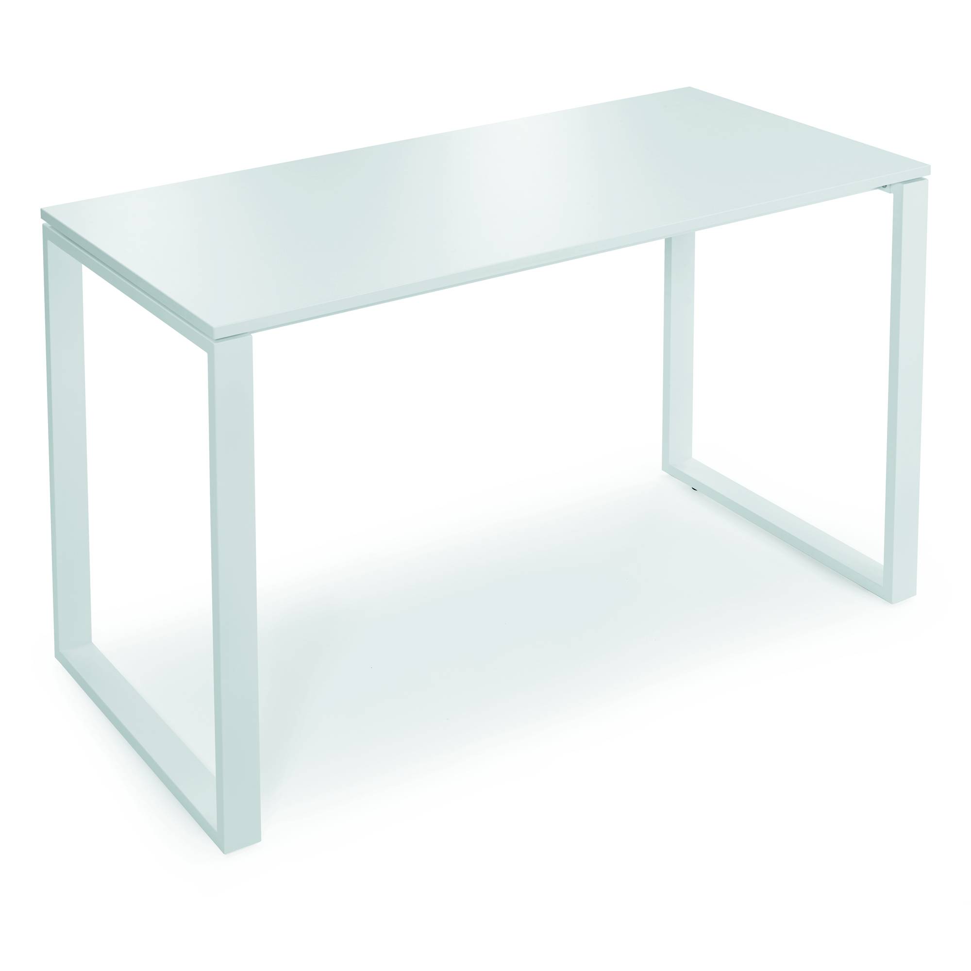 Stehtisch 160x80x110cm Gestell ws Platte ws