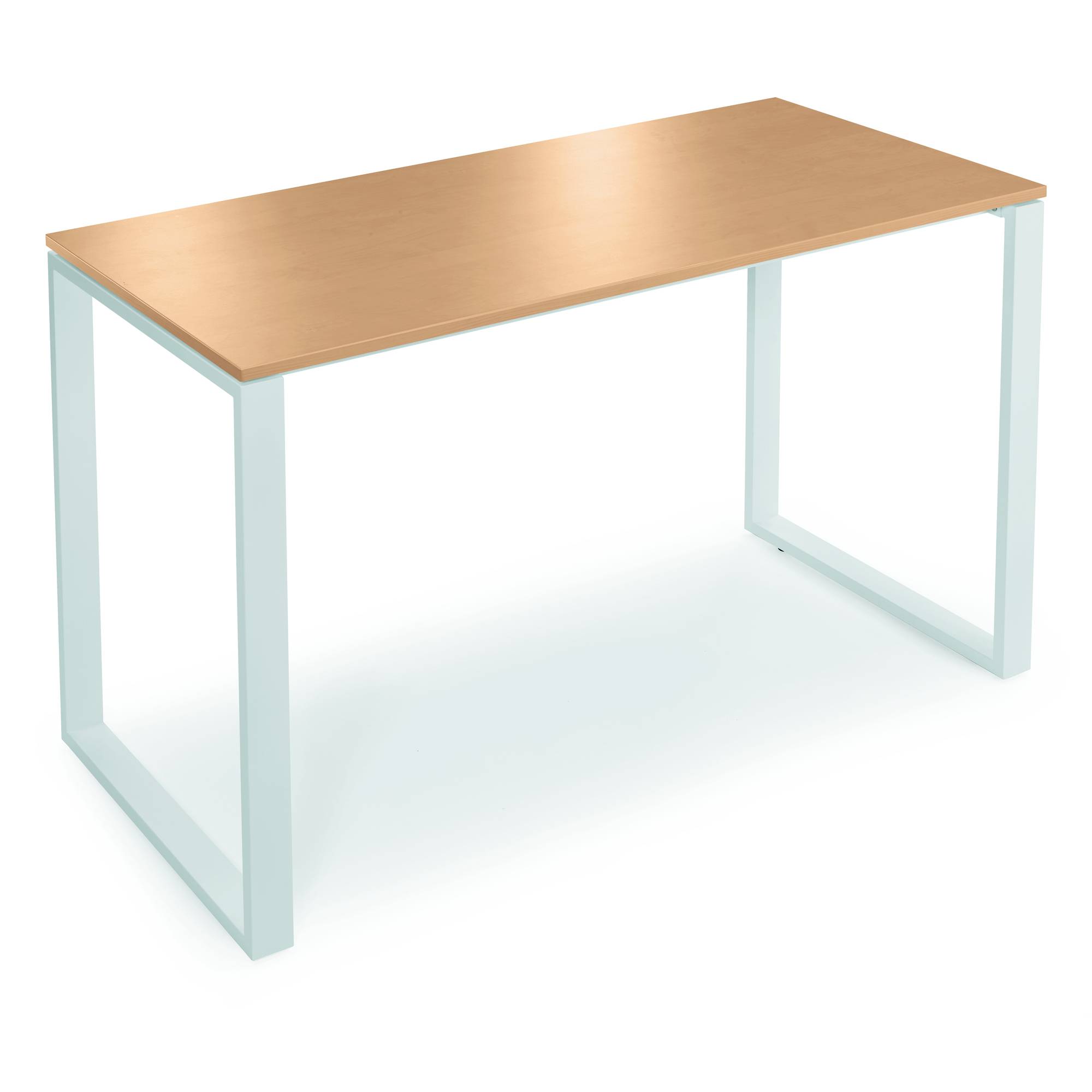 Stehtisch 160x80x110cm Gestell ws Platte buche