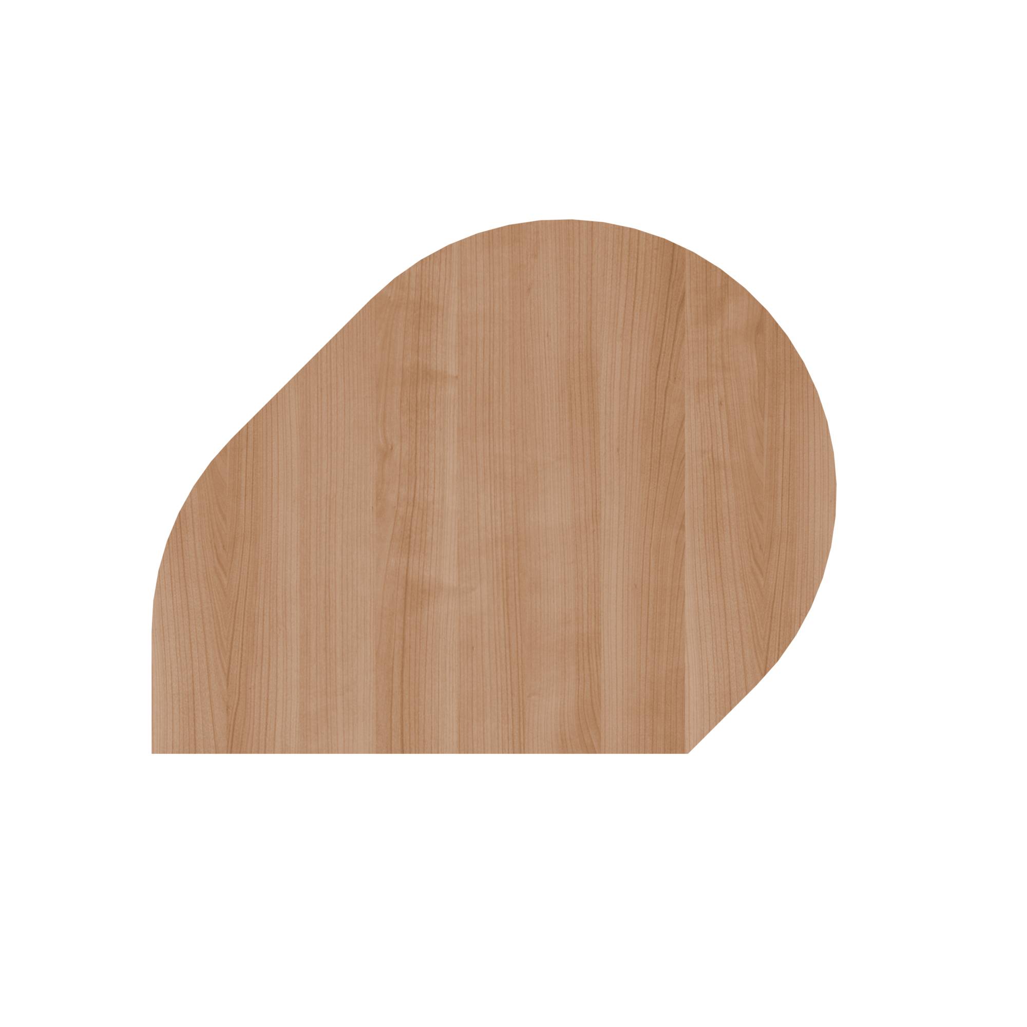 Hammerbacher Anbautisch 80x103cm si/nb