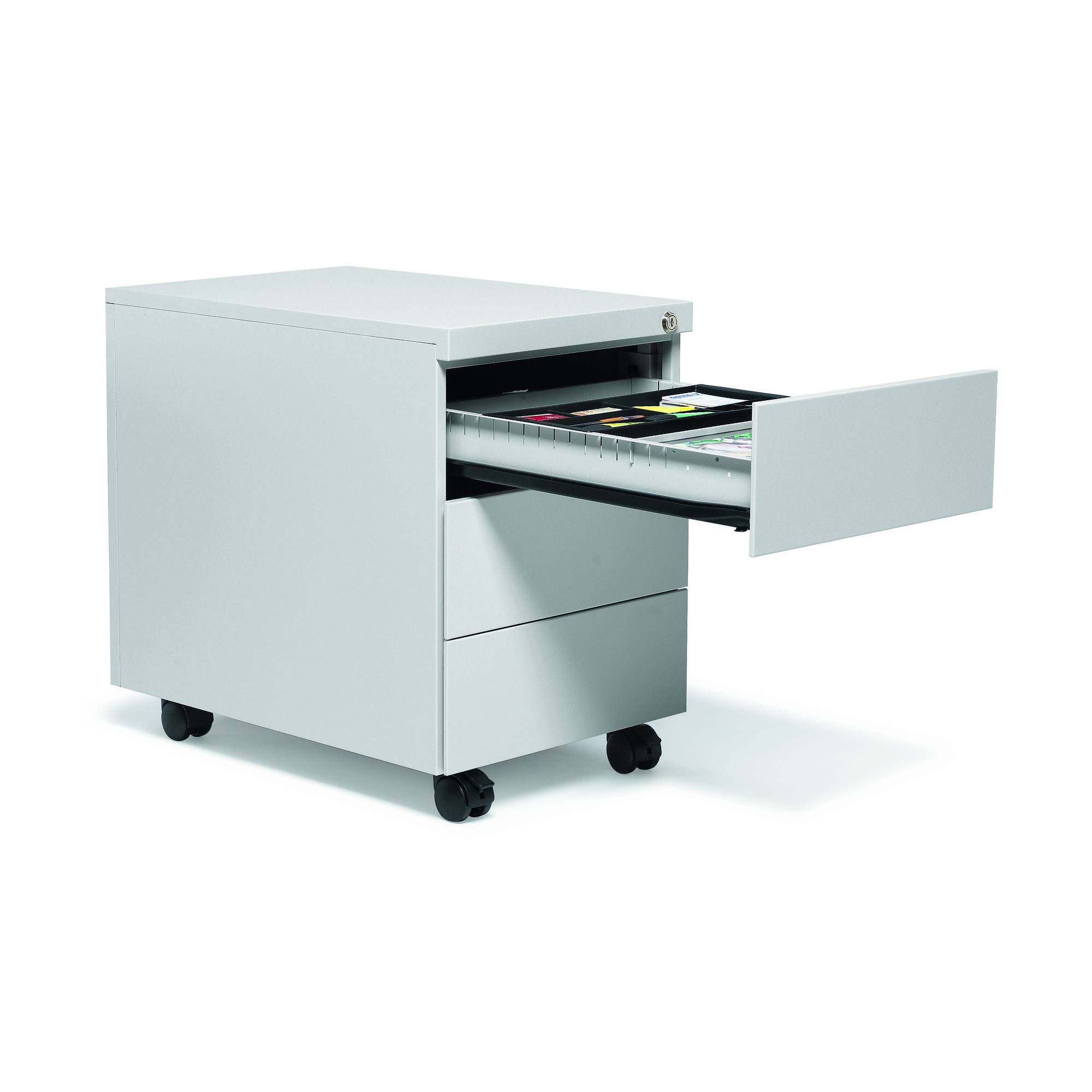 Rollcontainer 3xSchub 39x55x79cm lgr