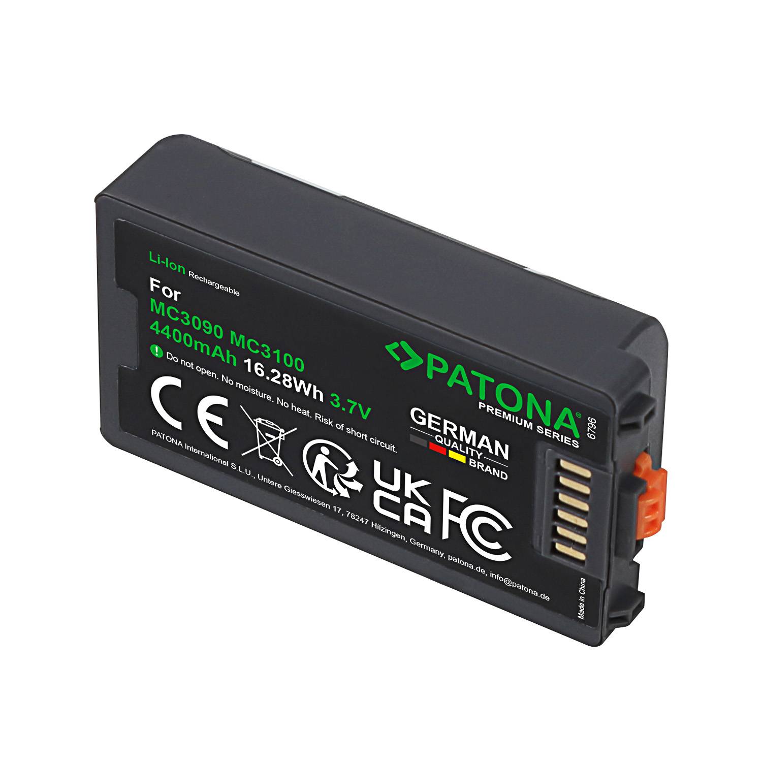 PATONA Premium Akku für Symbol MC3100 82-127909-02 – 4400mAh