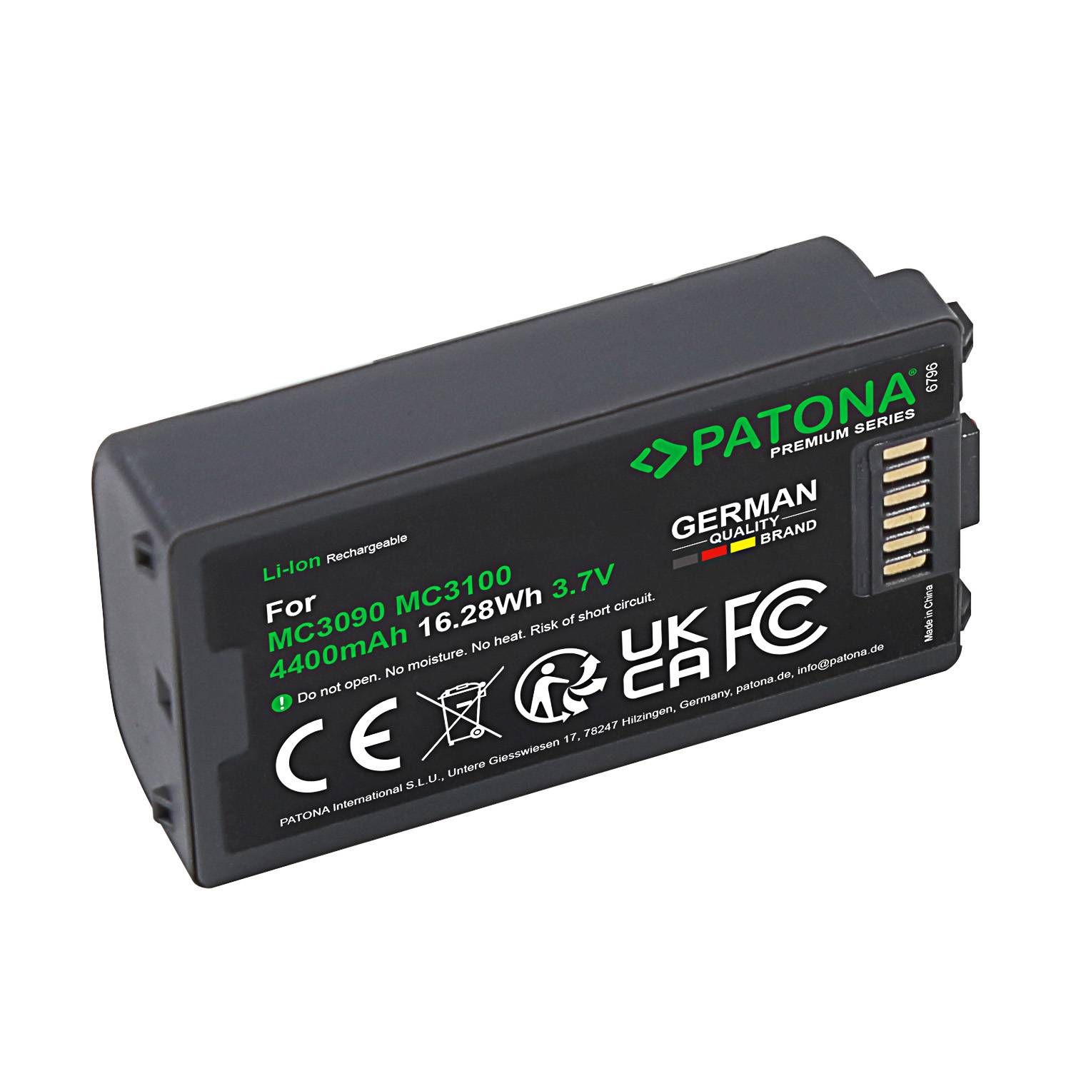 PATONA Premium Akku für Symbol MC3100 82-127909-02 – 4400mAh