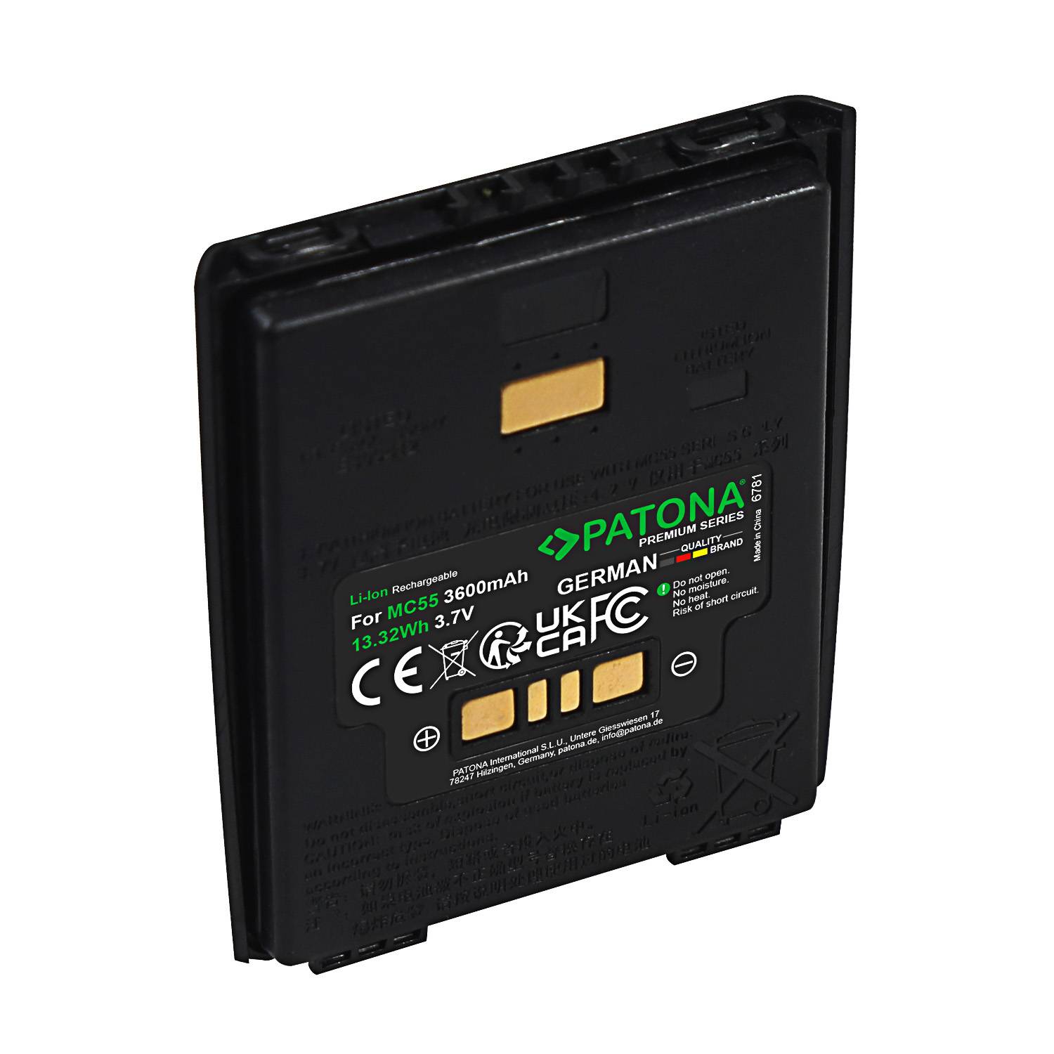 PATONA Premium Akku für Symbol MC55 BTRY-MC55EAB02 – 3600mAh
