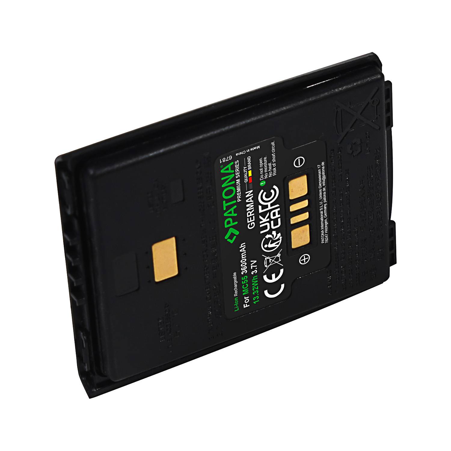 PATONA Premium Akku für Symbol MC55 BTRY-MC55EAB02 – 3600mAh