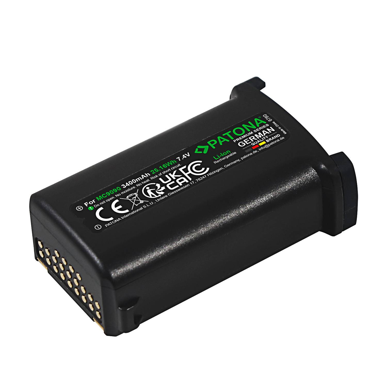PATONA Premium Akku für Symbol MC9090 BRTY-MC90SAB00-01 – 7,4V 3400mAh