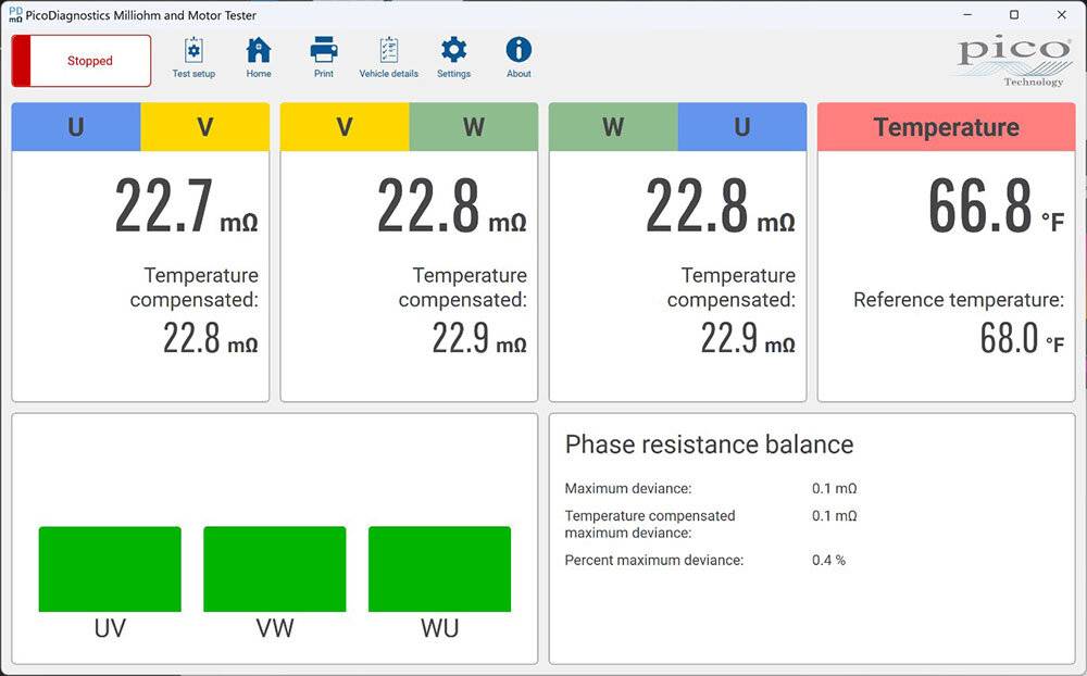 MT03A Milliohm- und Motortester-Kit - Automotive Oszilloskope
