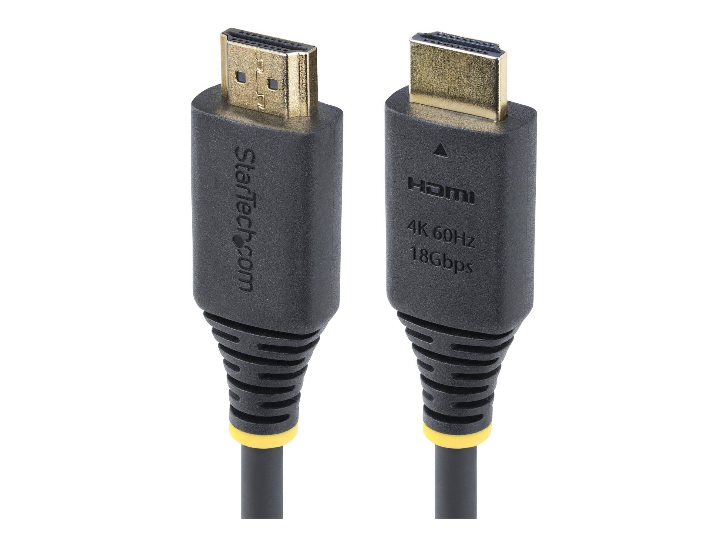 StarTech.com 1.6ft (50cm) Premium Certified High Speed HDMI Cable, 4K60Hz