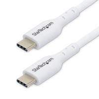StarTech.com 3m USB-C Schnellladekabel, USBC Laptop Ladekabel 60W PD,Weiß - USB-Kabel - 24 pin USB-C (M)