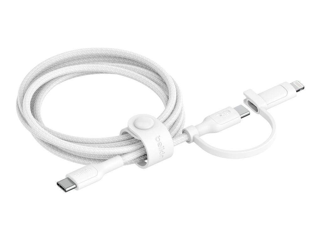 Belkin BoostCharge Pro 2-in-1 - USB-Kabel - 24 pin USB-C (M)