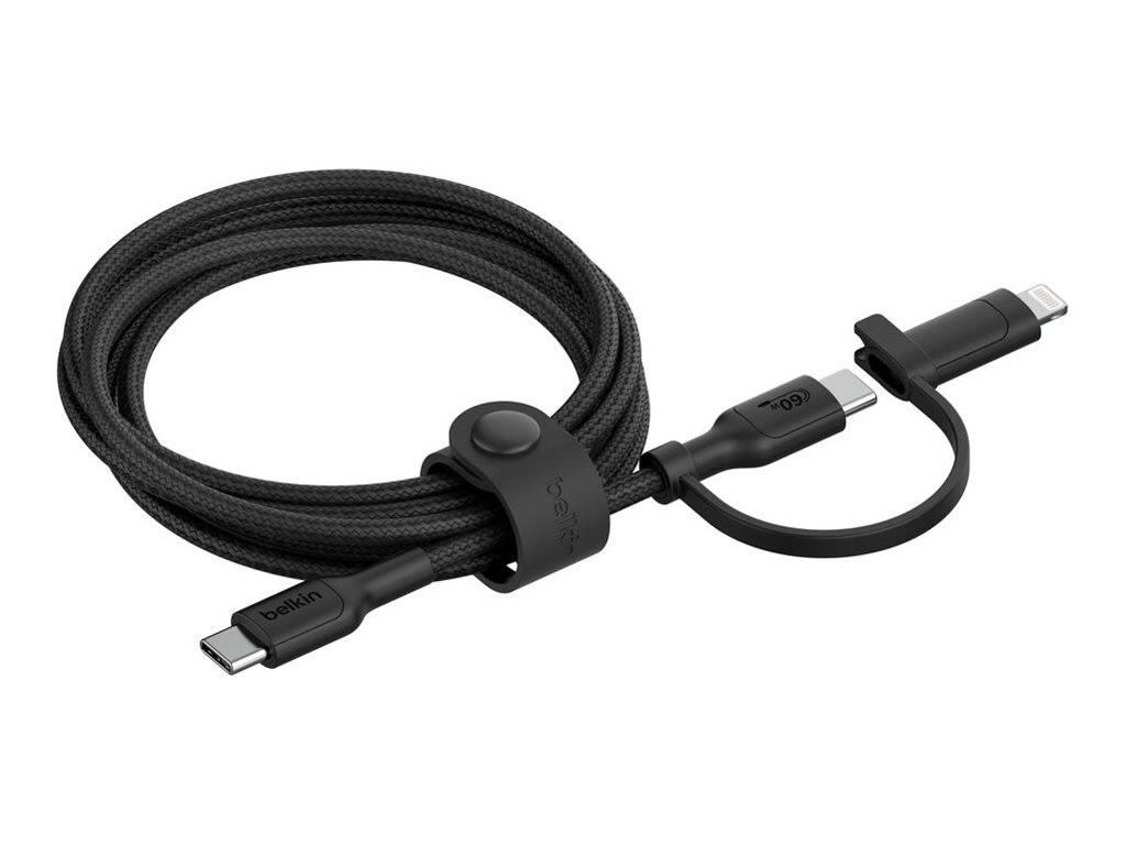Belkin BoostCharge Pro 2-in-1 - USB-Kabel - 24 pin USB-C (M)