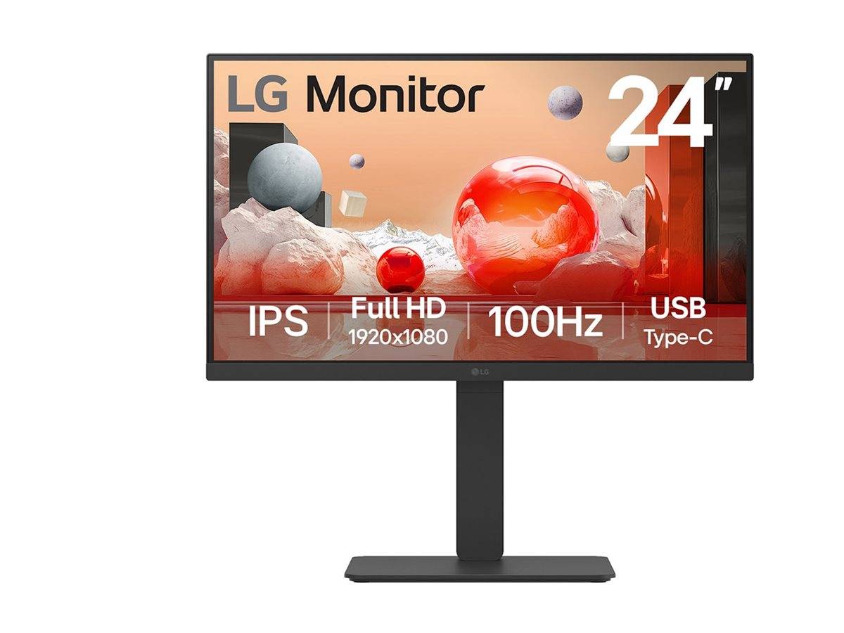 LG Electronics LG 24BA650-B Monitor 60,4 cm (23,8 Zoll) 24BA650-B.AEU