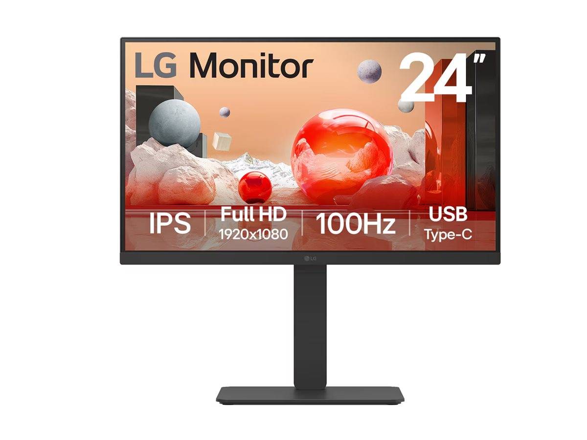 LG 24BA750-B - LED-Monitor - USB - 61 cm (24"")