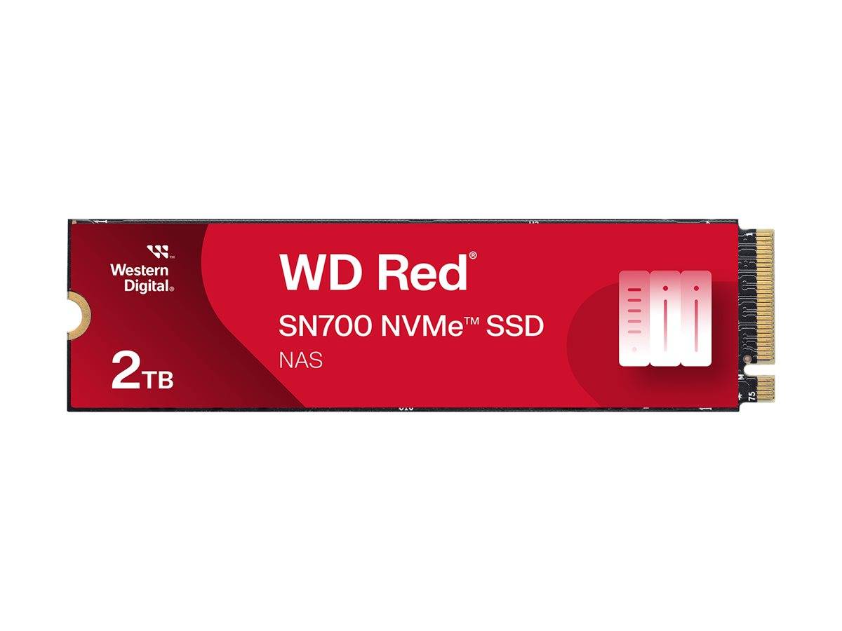 WD Red SN700 WDS200T1R0C-68BDK0 - SSD - 2 TB - intern - M.2 2280 - PCIe 3.0 x4 (NVMe)