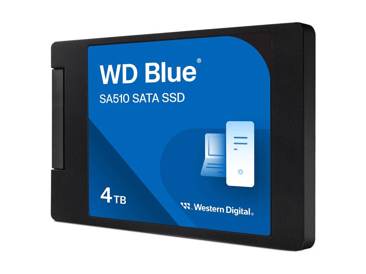 WD Blue SA510 WDS400T3B0A-00C7K0 - SSD - 4 TB - intern - 2.5"" (6.4 cm)