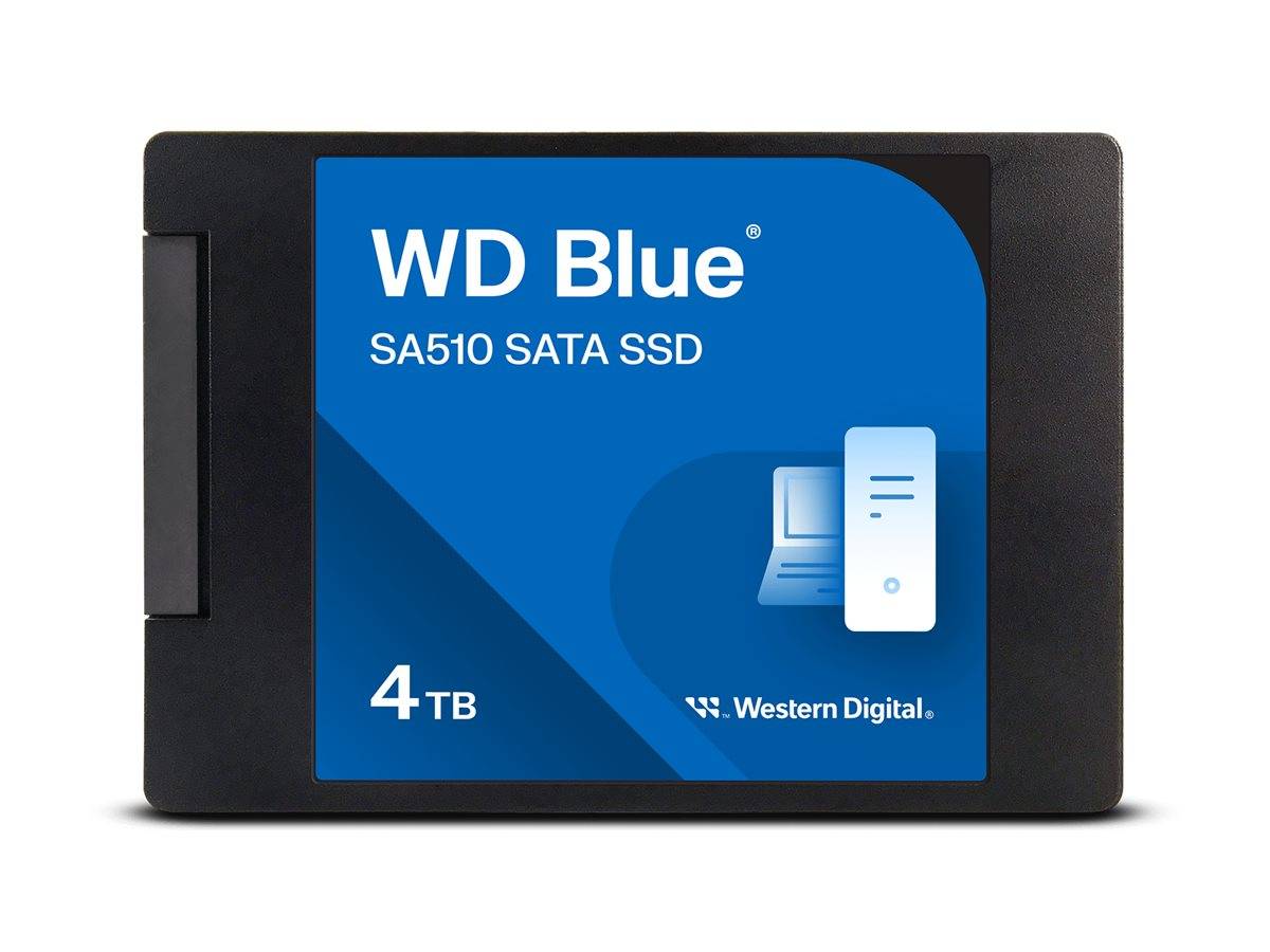 WD Blue SA510 WDS400T3B0A-00C7K0 - SSD - 4 TB - intern - 2.5"" (6.4 cm)